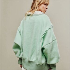 We The Free Mint Green Crew Neck Sweater